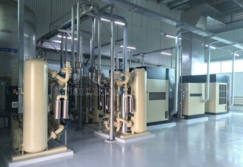 Hệ thống khí nén tại Vinatekmep